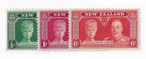 New Zealand Sc #199-201 Coronation set of 3 NH VF