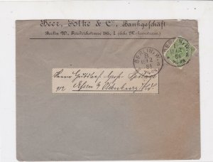 Germany 1884 Stamps Cover to Essen Oldenburg Double Berlin W. Cancel Ref 23274