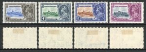 British Honduras SG143/46 1935 Silver Jubilee Set M/M