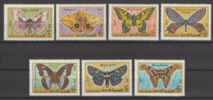 YEMEN 1990 SG 15/21 MS 22 MNH Cat £24.80