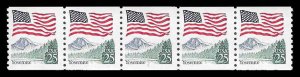 PCBstamps  US #2280a PNC5 5 $1.25(5x25c)Flag/Yosemite, (#9), MNH, (14)
