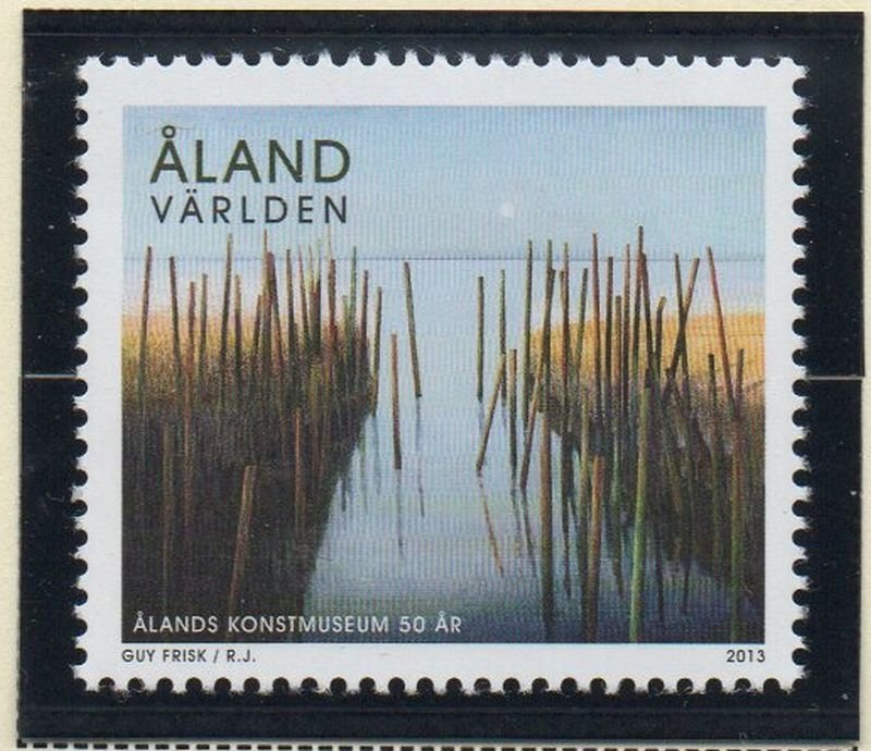 Aland Finland Sc 338 2013 Painting Art Museum stamp mint NH