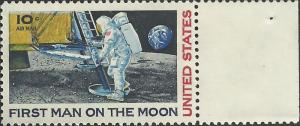 # C76 MINT NEVER HINGED MOON LANDING