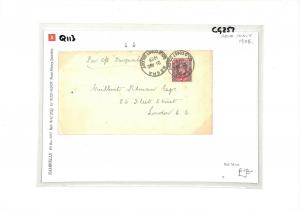 GOLD COAST Accra GB London *Per SS Tarquah* 1905 {samwells-covers} CG257