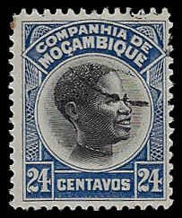 Mozambique Company #155 Used VLH; 24c Native (1925)