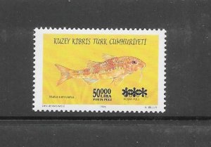 FISH TURKEY-CYPRUS #506  MNH