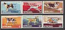 Stroma 1970 Dogs perf set of 6 each opt'd in error '6th A...