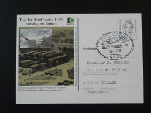 aviation Airbus A340 stamp day postal stationery card Germany 1995