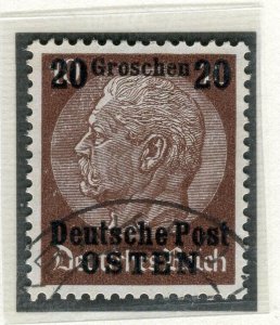 GERMANY; POLISH OCC. 1939 Hindenburg surcharged issue used 20g. value