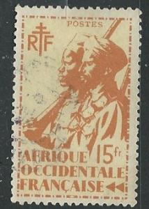 French West Africa + Scott # 34 - Used