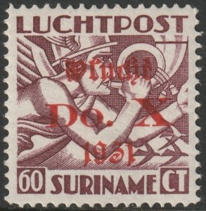 Suriname 1931 Sc C12 air post MLH* experts mark