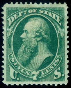 MOMEN: US STAMPS #O61 OFFICIAL MINT OG H PSE GRADED CERT 85 LOT #70176