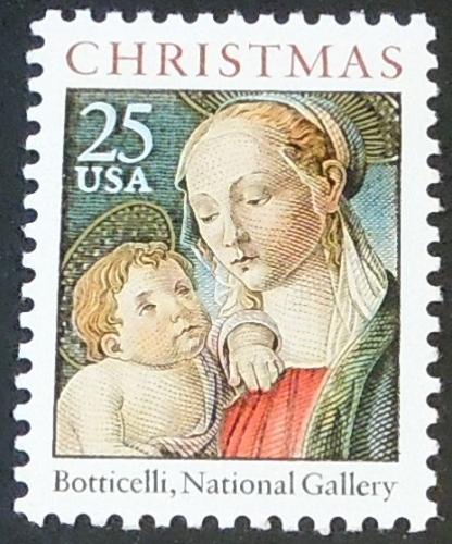 1988 25c Christmas Madonna and Child Scott 2399 Mint NH