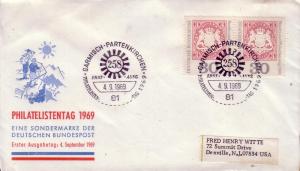 German FDC Sc.# 1008 x2 German Philatelists L291