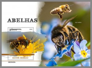 GUINEA-BISSAU 2023 MNH Bees S/S #420b