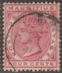 Mauritius Scott #72 Stamp - Used Single