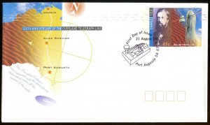 Australia 125th Anniv. of the Overland Telegraph Line (1997) pre-stamp Envelope