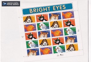 Scott #3234a Bright Eyes Sheet of 20 Stamps - Sealed