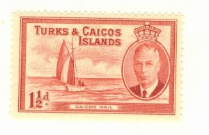 TURKS _ CAICOS 107 MH CV $1.00 BIN $0.40