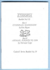 Ethiopia POSTAL STATIONERY + AIRMAIL FLIGHTS TO 1934 Postal History Covers 