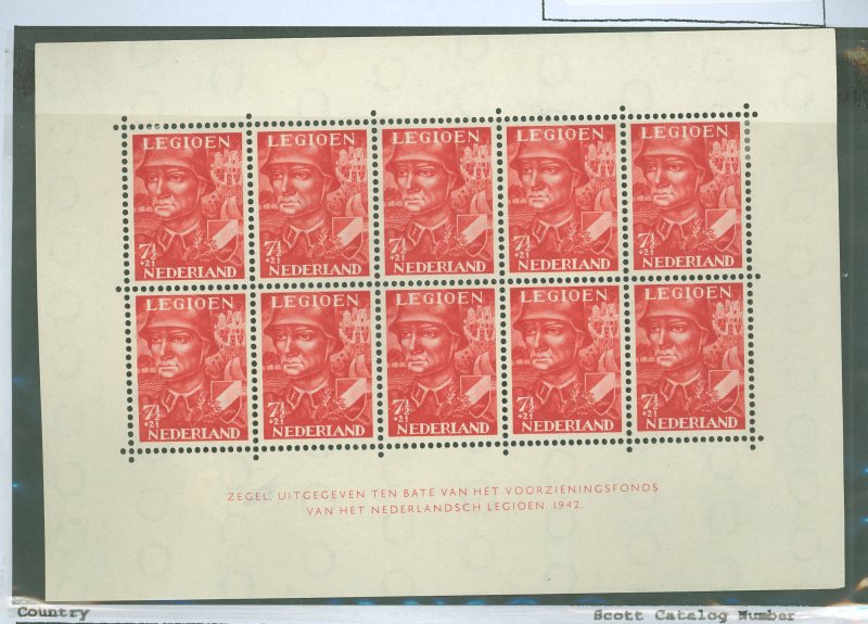 Netherlands #B144a  Souvenir Sheet