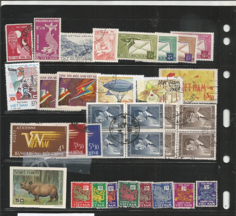 VIETNAM COLLECTION ON STOCK SHEET, MINT/USED