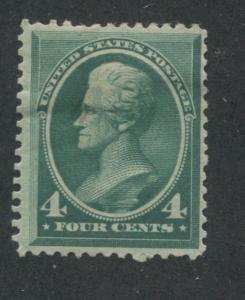 1883 US Stamp #211 4c Mint Hinged F/VF Partial Original Gum Catalogue Value $225