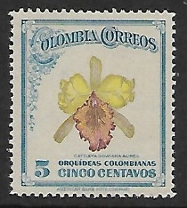 Colombia # 550 - Cattleya Orchid - MNH.....[Zw11]