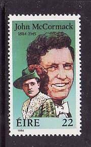 Ireland-Sc#594-id10-unused NH set-John McCormack-1984-