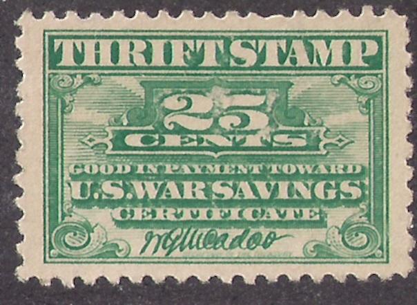 Savings Stamp 1st WAR SAVINGS #WS1 Instructional Post Card