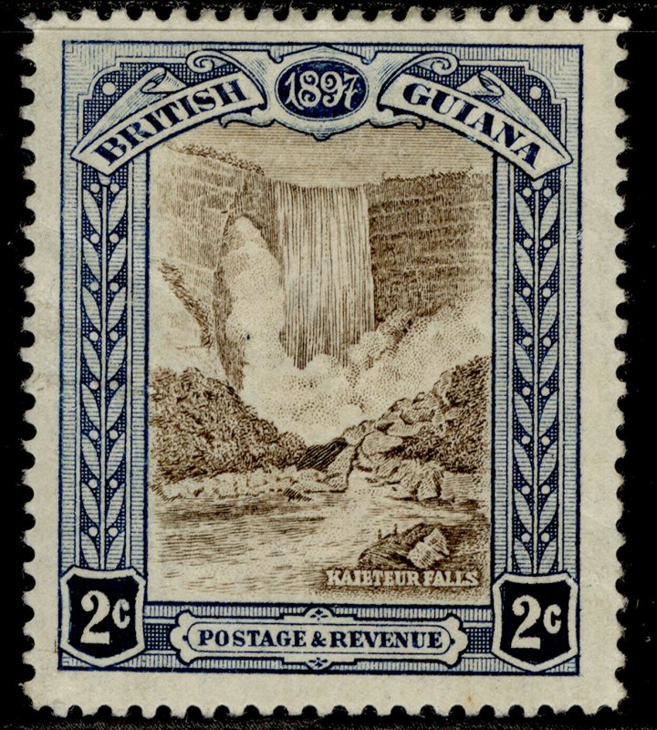 BRITISH GUIANA QV SG218, 2c brown & blue, M MINT. Cat £42. 