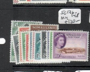 SOMALILAND (P1508B)  QEII  SET    SG 136-148     MOG 