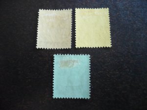 Stamps - St. Lucia - Scott# 66,68,70 - Mint Hinged Part Set of 3 Stamps