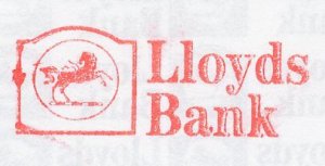 Meter cut Belgium 1995 Horse - Lloyds Bank