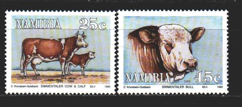 Namibia. 1993. 740-41 from the series. Pets. MNH.