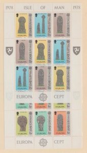 Isle of Man Scott #131-136 Stamps - Mint NH Souvenir Sheet