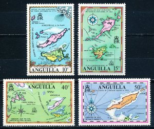 Anguilla #136-139  Set of 4 MNH