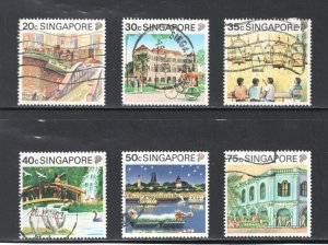 Singapore, Scott #569, 571-575  VF, Used, Tourist Destinations ...5710241