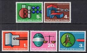 Papua New Guinea 232-236 MNH VF