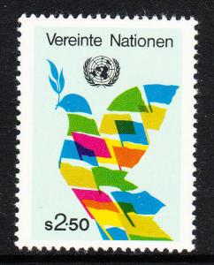 8 United Nations Vienna 1980 Dove MNH