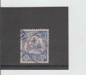 German South West Africa  Scott#  16  Used  (1901 Hohenzollern)