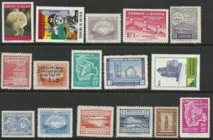 Costa Rica & Bolivia Lot # 55 =  lot of nice sets MNH 6 Scans 