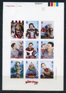 MONGOLIA 1998 'HOWDY DOODY'  SC#2349 PROGRESSIVE COLORS  SHEET 7 STAGES OF PRINT