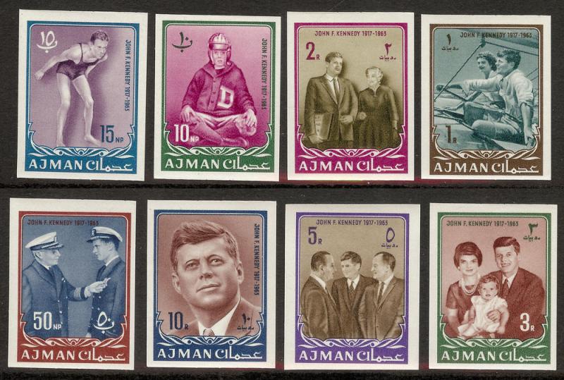 AJMAN SC# 19-26 VF MNH 1964 Imp.