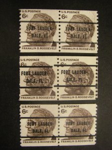 Precancel - Scott 1305b 6c Roosevelt - LP, GPR, PR - FL - Fort Lauderdale NO GUM