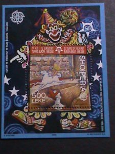 ALBANIA-2006-SC#927 EUROPA-50TH ANNIVERSARY- CIRCUS-MNH CAT.$12