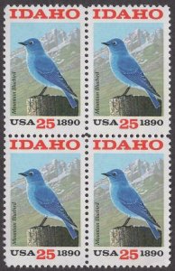 Scott#: 2439 - Idaho Statehood 25c 1990 Block of Four MNH OG