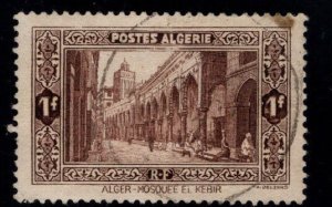 ALGERIA Scott 96 Used 1 Franc stamp