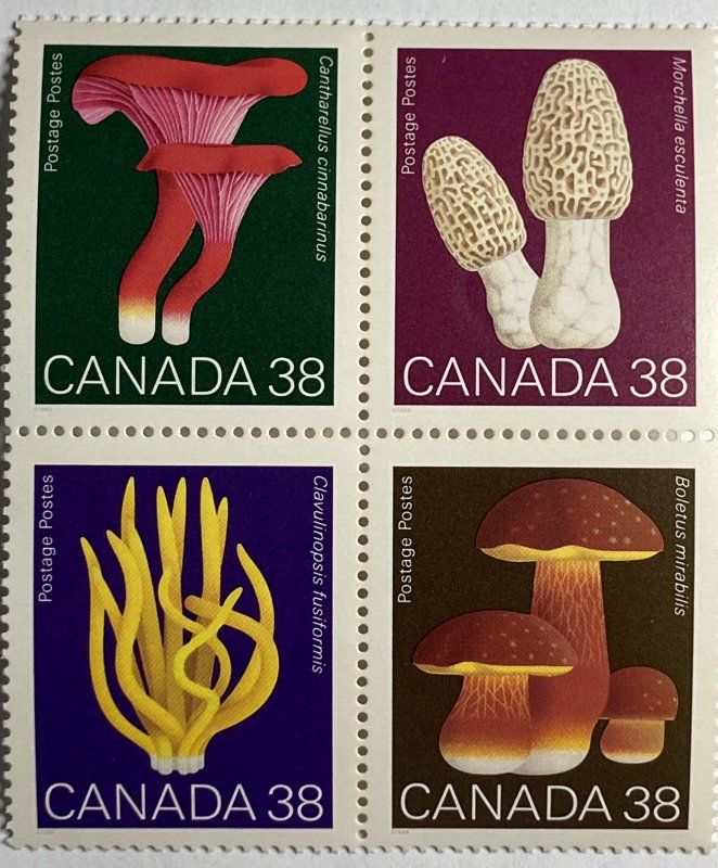 CANADA 1989 #1248a Mushrooms - MNH