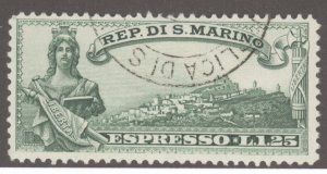 San Marino, Scott #E6, Used